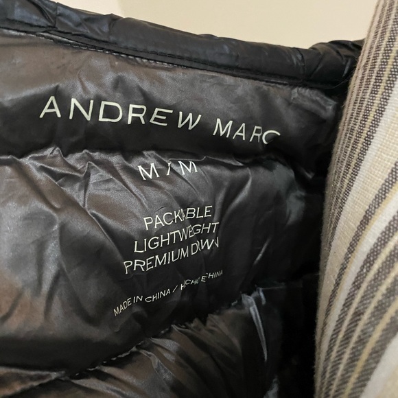 Andrew Marc Lightweight Down Packable Jacket, Med - Picture 3 of 3